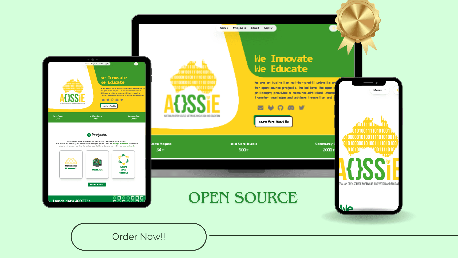 AOSSIE: DeFi Platform Redesign & Development